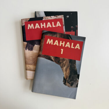 Three vintage issues of Mahala South African counter-culture magazine (Issues 1, 3, and 4) featuring bold red name plates on a white background.